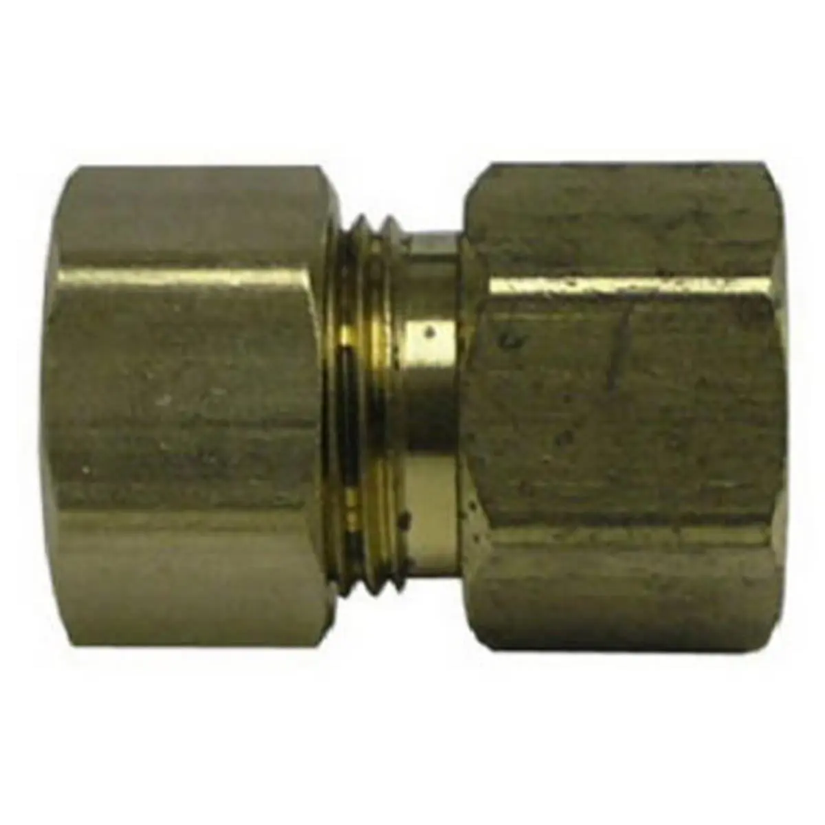 212 MAIN Low Lead Safe Brass Flare Compression Adapter (462-6-6X P), 0.37 in/3/8 in. Fine Thread Flare Component, Meets Low Lead Restrictions for Household Appliance Parts & Accessories