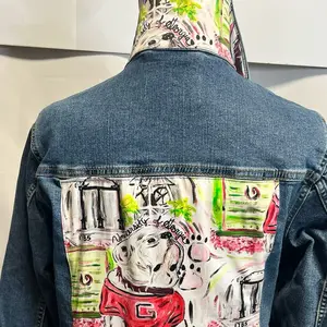 Georgia Bulldog Denim Jacket