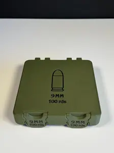 3D Printed Plastic Storage box for 9MM. (No firearms or ammunition included)