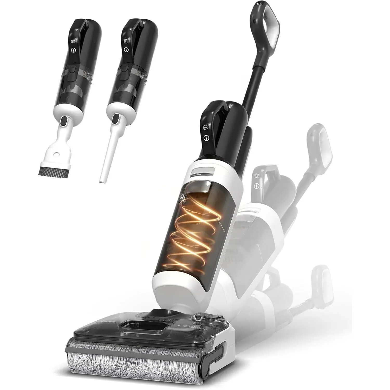 S6 Stretch Breeze Cordless 2-in-1 Wet Dry Vacuum Cleaner Mop, 20kPa Suction, Anti-Tangle Design, Flashdry Self-Cleaning, 180° Lay-Flat, 40-Min Runtime, Handheld, 1-Switch Functionality, Crevice Tool for Multi-Surface, Corners, Car Interiors
