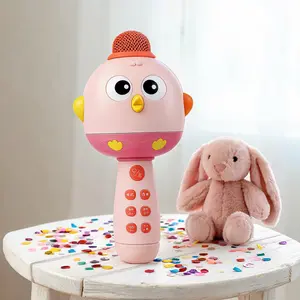 Child's K-pop Portable with Colorful LED Light Karaoke Microphone Toy,Boosts your kid'shappinessand confidence, Perfect birthday,Christmas,Easter gift for kids ages 3-8 K-popfestival gift creativity music toy ornament halloween gift musical instruments