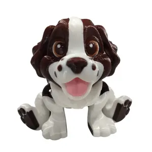Springer Spaniel 3D Printed Articulating Dog Figurine for Home Decor