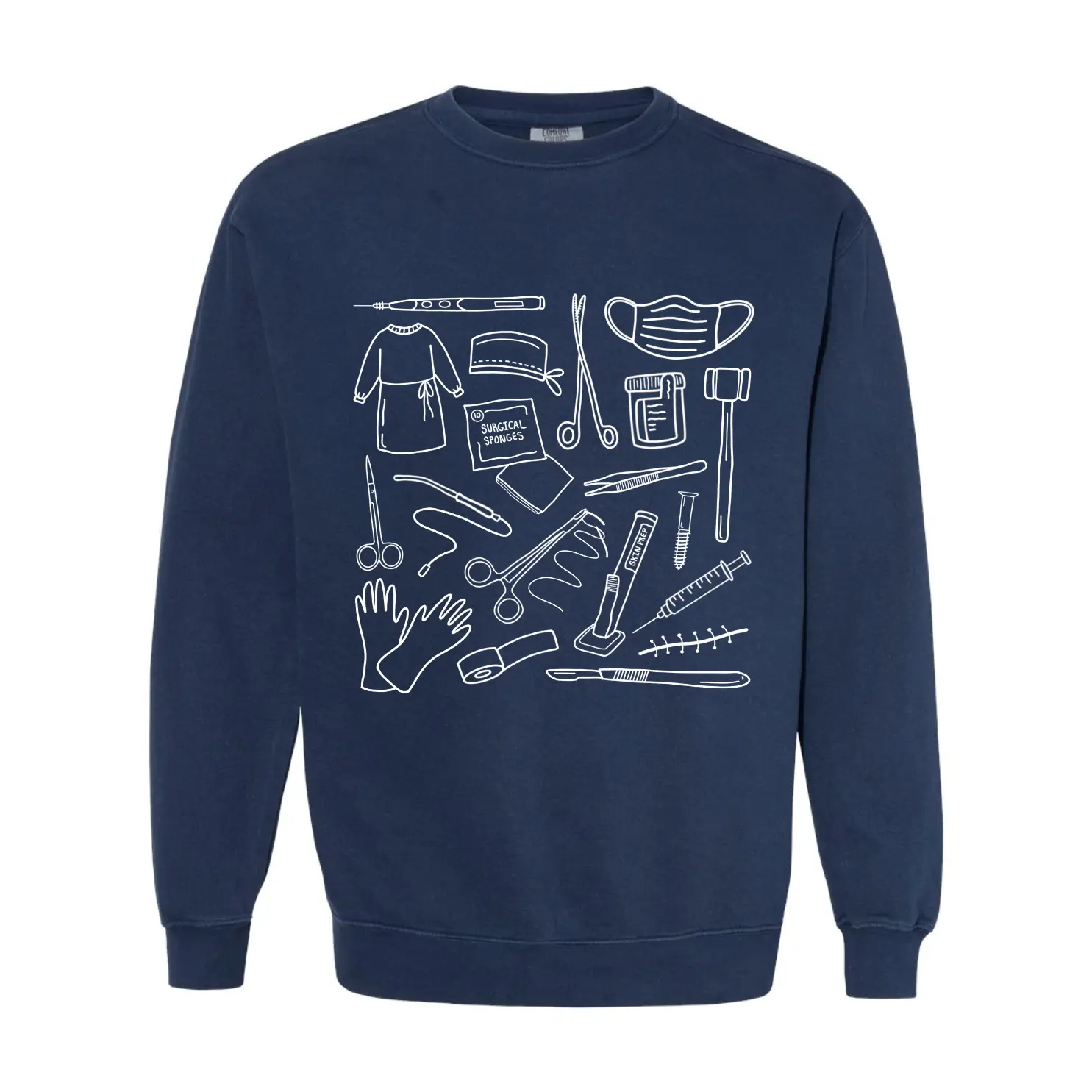 Surgical Tech Doodles Crewneck