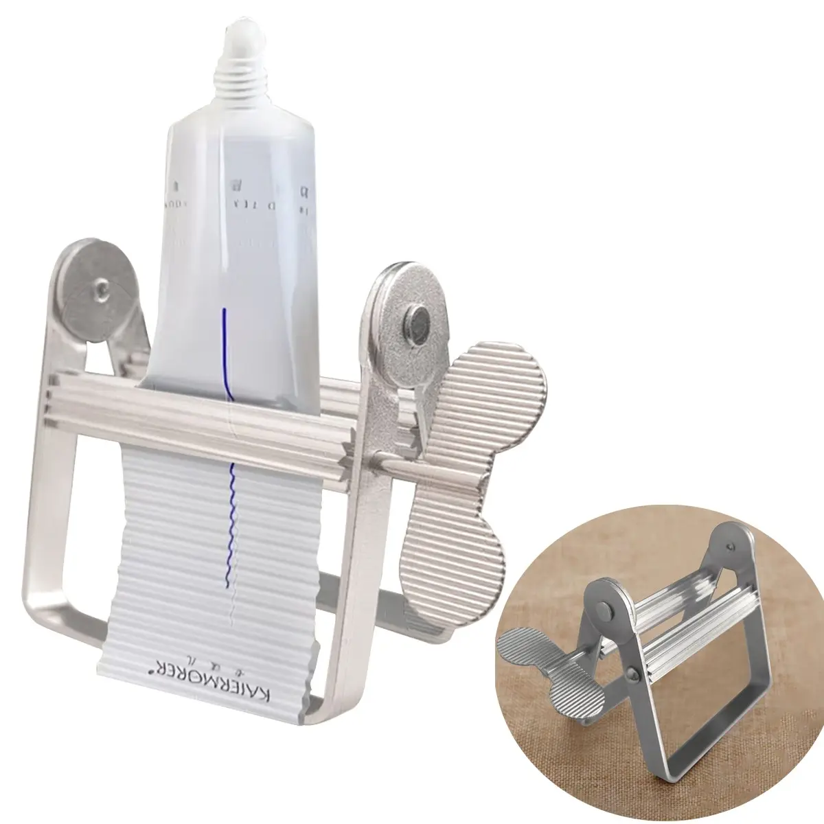 Pigment Squeezer Rollers, Metal Pigment Tube Wringer Seat Holder Stand (Aluminum alloy)-for Artist, Hair Salon, Painter…, Diy Painting Supplies, Art Craft Supplies, Art School Supplies, Painting Accessories