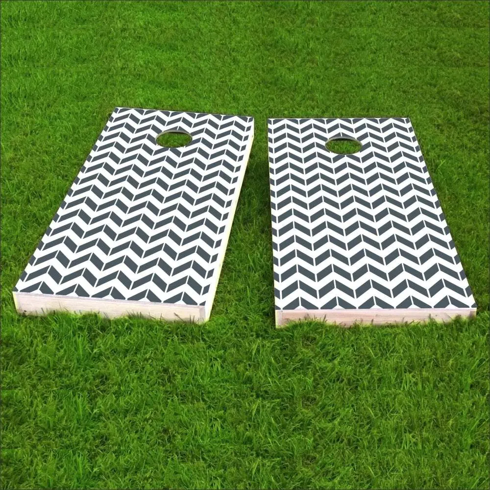 Chevron Cornhole Board Stencil