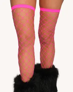 Flirty Fishnet Thigh Highs