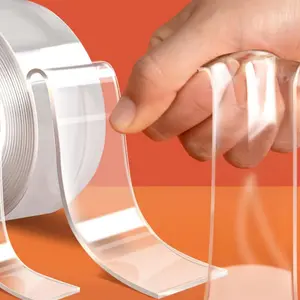 Clear Nano Tape, 1 Roll Multifunctional Strong Instant Bond Self Adhesive Traceless Gel Tape, Sticky Tape for Office Home