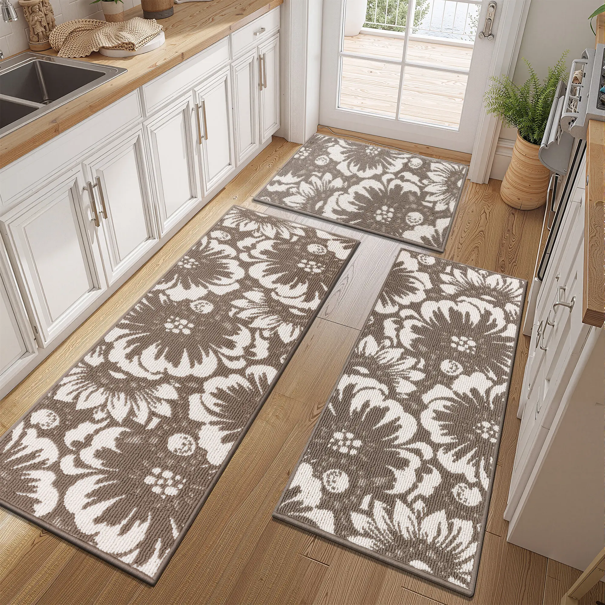 Coffee Sunflower- 3 PIECES