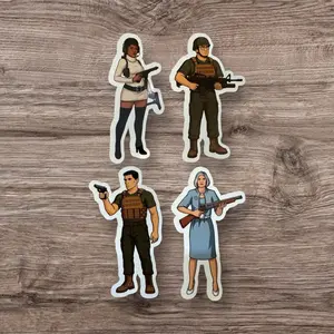 Archer Sticker Pack - Assorted Character Designs for Personalization and Decoration