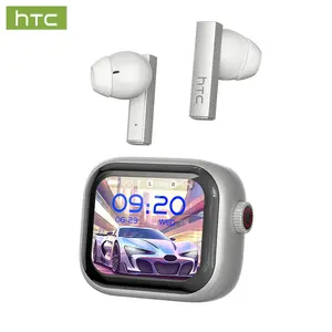 HTC NE40 OWS - Wireless Bluetooth Earphones, LED Display, Bluetooth 5.4, Charging Case, IPX5 Waterproof, Built-in Microphone. Three-month warranty! Suitable for office, sports, study and voice calls.