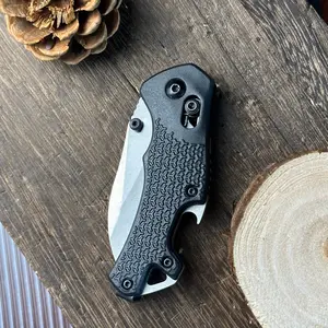 8337 Compact Foldable Double-Sided  Style Folding Utility Knife with Non-Slip Nylon Fiber Handle, Premium for Daily Tasks