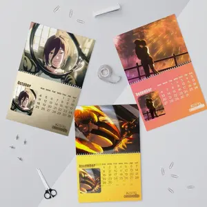 A Year Of Chainsaw Man 2026 Calendar - Anime Calendar 2026 - Printable and Editable Template, Gift For Friends, For Anime Lovers