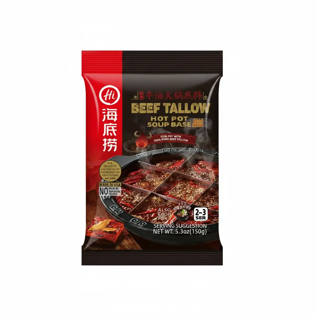 HAIDILAO Beef Tallow Hot Pot Soup Base, 5.3 oz