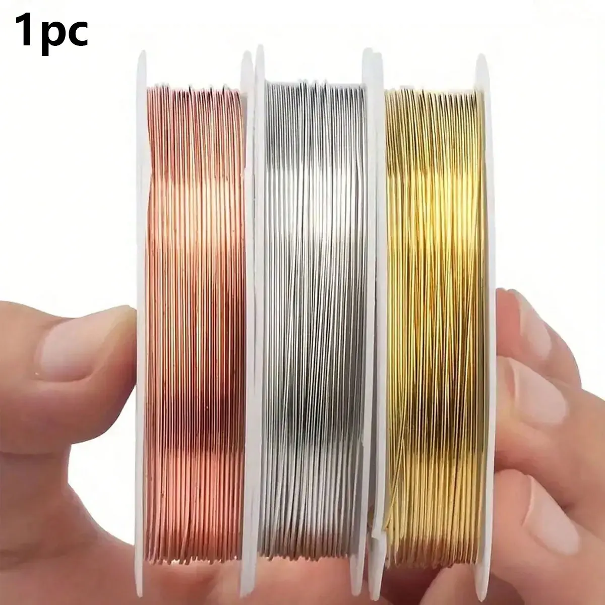 High-Quality Stainless Steel Jewelry Wire, & Silver Color Metal Thread, Rust-Resistant, Durable, Perfect for DIY Jewelry Making, DIY Bracelets and Necklaces, Wire Beaded