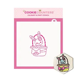 Basket Bunny PYO Stencil