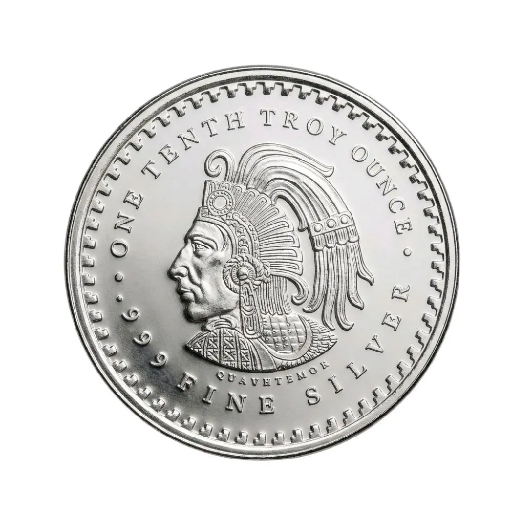 1/10 Troy Oz. .999 Silver Aztec