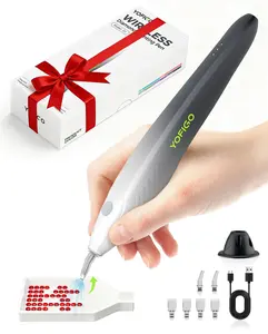 YOFIGO Electric Diamond Painting Pen with Vacuum Technology 6 Replaceable Tips Rechargeable Art Pen for 3D Drills Portable Durable Gift for Diamond Art Lovers