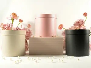 Jesy Decorations Luxury Round Shaped Box for balloon flower centerpieces and arrangements