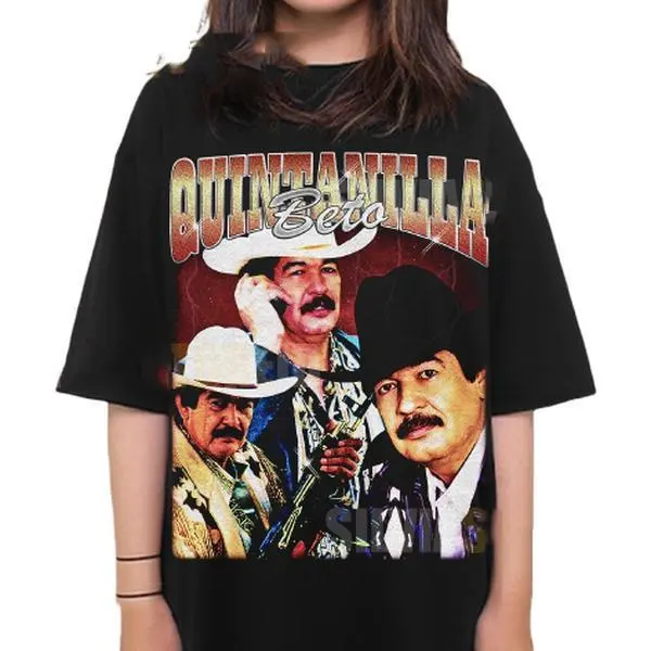 Bootleg Beto Quintanilla T-shirt - Retro Hip-hop Music Tee For Men And Women T-shirt Cotton Top Womenswear , Vintage Mexican Streetwear Unisex Shirt, Shirt For Summer.