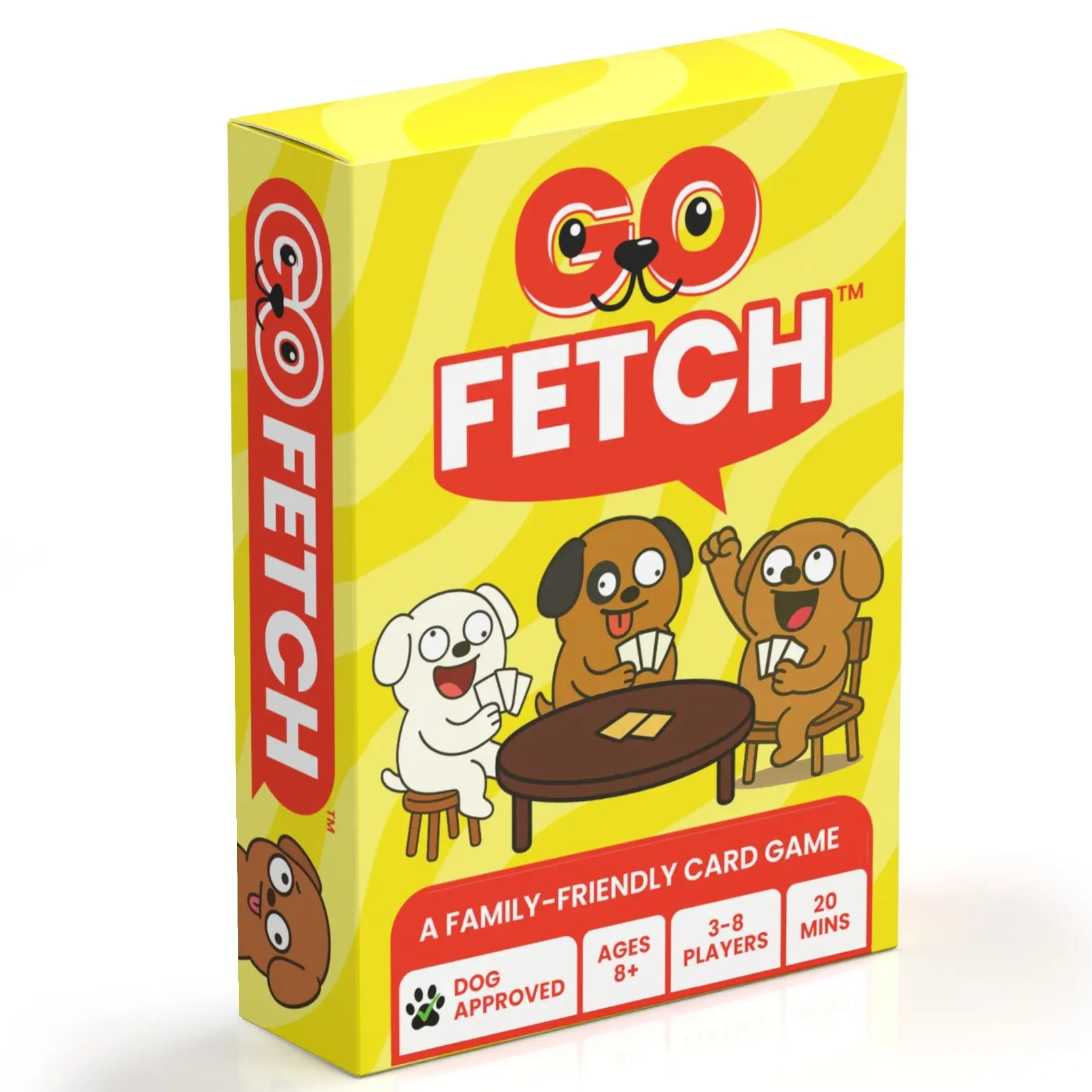 Go Fetch - Hilarious Family Party Game Where You Talk To Everyone Like Dogs - 52 Cards + 2-6 Players - Dog Approved Ages 8+