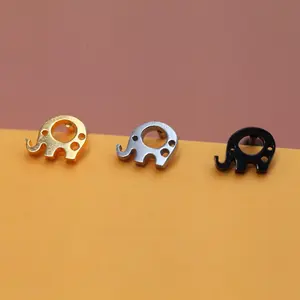 16g Elephant Cartilage Earring • Unique Tragus Earring • Cute Conch Earring • Dainty Cartilage Piercing • Adorable Animal Character Stud