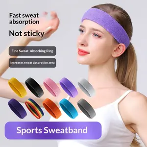 Unisex Sport Sweatband, Quick-Dry Anti-Slip Design, High Elasticity, Ideal for Gym Yoga Running Basketball, Outdoor Activities