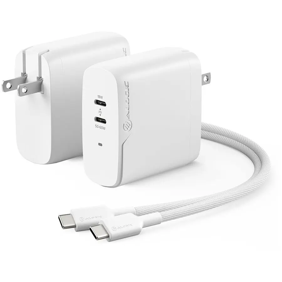 ALOGIC 2X68 Rapid Power 68W GaN Charger WCG2X68US
