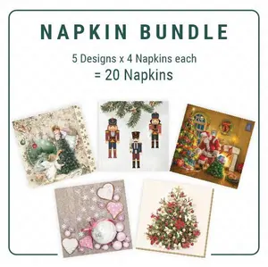 Napkin Bundle - CHRISTMAS II - Lunch
