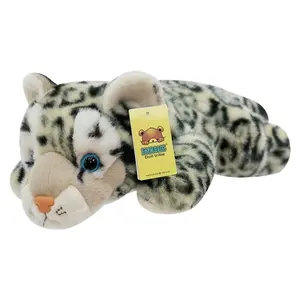 Simulated Snow Leopard Plush Toy, Little Leopard Doll, Tiger Comfort Doll, Children's Gift, Zoo