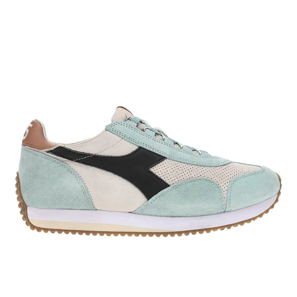 diadora Mens Equipe Suede Stone Wash Lace Up Sneakers Shoes Casual - Beige