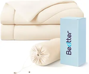 Cooling Blankets for Hot Sleepers - Summer Blanket Thin Lightweight Breathable Soft Double Side with Bag for Travel, Cooling Comforter for Couch Sofa, Keep Cool for Night Sweats, Beige 50x60