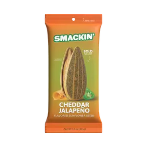 Cheddar Jalapeño Sunflower Seed Sampler Pack, 6 Total 1.5 Ounce Single Serve Bags
