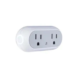 Smart Dual Plug - WiFi Remote App Control for Lights & Appliances; Compatible with Alexa and Google Home Assistant