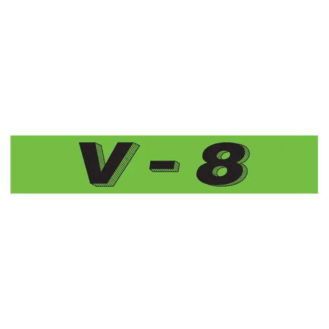 Car Dealership Window Stickers – Black on Fluorescent Green – Weatherproof Vinyl Vehicle Decals for Car Advertising & Promotions – Large 14.5" × 2.75" – Easy On/Off Adhesive – 12-Pack Car Sales Promotional Stickers