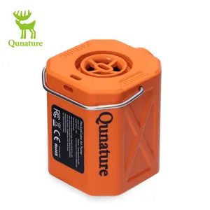 Mini Portable Air Pump for Inflatables with 3-Mode Camping Light, 800mAh Type-C Rechargeable 45g Lightweight Electric Air Pump with 5 Nozzles for Inflatables