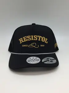 Hooey-"Resistol" Black w/Gold Stitching Hat