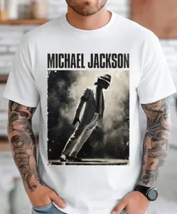 Michael Jackson King of Pop Retro Graphic T-Shirt, Unisex Cotton Tee