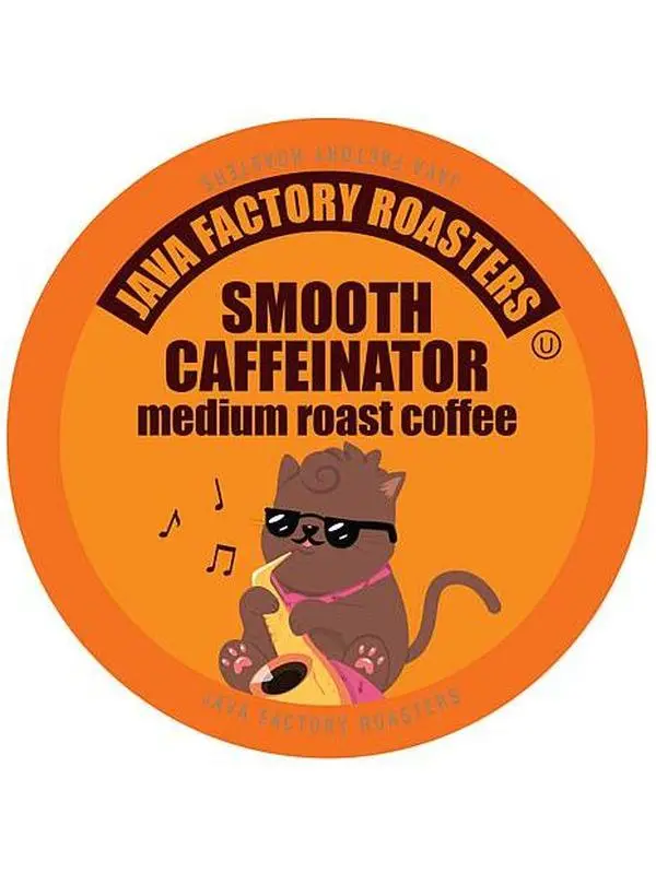 Two Rivers Coffee Java Factory Medium Roast Coffee Pods Smooth Caffeinator 40-Count