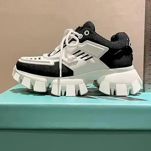 top quality trendy runway shoes Couples' Mesh surface chunky lofers size 35-46 High Street designer luxury height increasing breathable Shoes for men and women