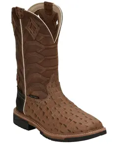 Justin Men's Derrickman Western Work Boot Composite Toe - Se4839
