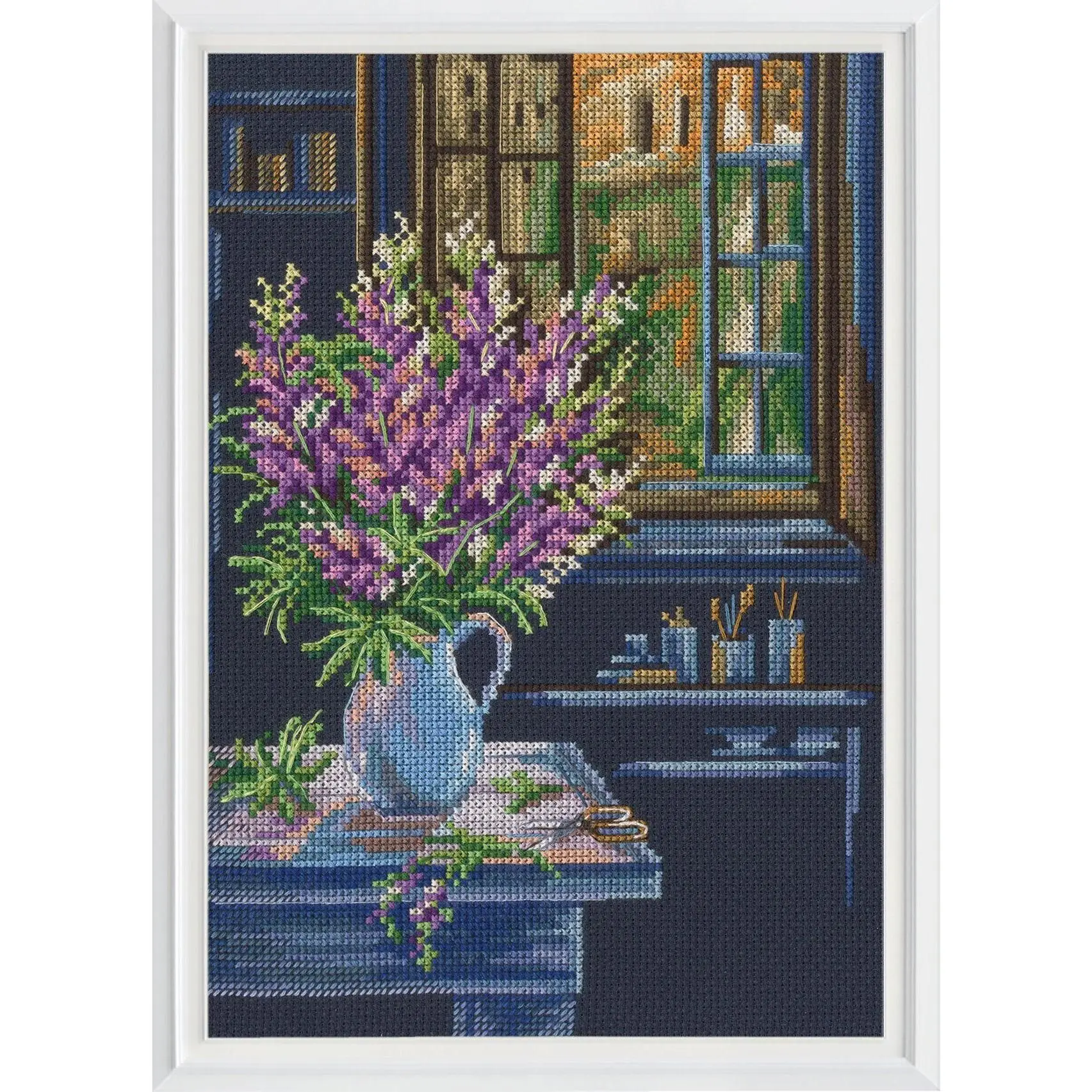 In the Moment Counted Cross Stitch Kit by RTO M979