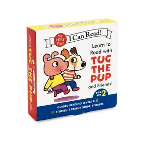 Learn to Read with Tug the Pup and Friends! Box Set 2: A Box of 11 stories, 1 parent guide, and reward stickers for Beginning Readers; Reading Level C-E (My Very First I Can Read) by Dr. Julie M. Wood||Sebastien Braun [Paperback Book]