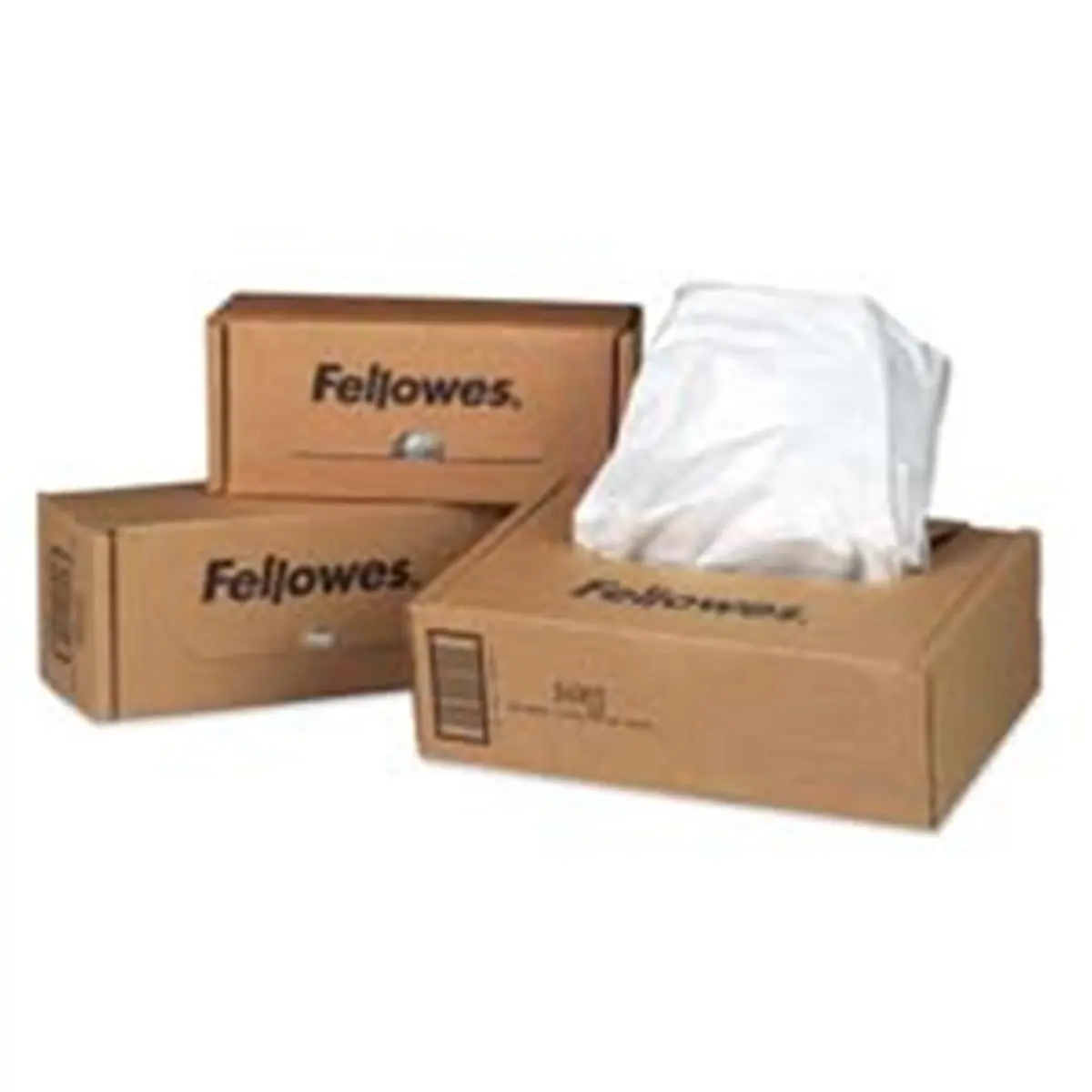 212 MAIN Extra Long Shredder Bags - 26-Gal, 50-Count, Boxed, Recyclable, with Dispenser & Extra-Long Wire Ties - Compatible with Fellowes 220-320 Model Paper Shredders for Work Areas Cleaning
