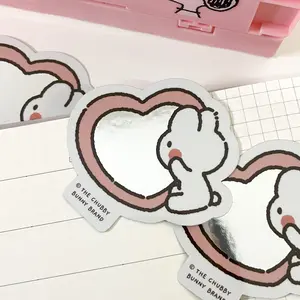 Self Love Heart Mirror Mini Vinyl Sticker  - Waterproof, Dishwasher Safe, UV and Scratch Resistant