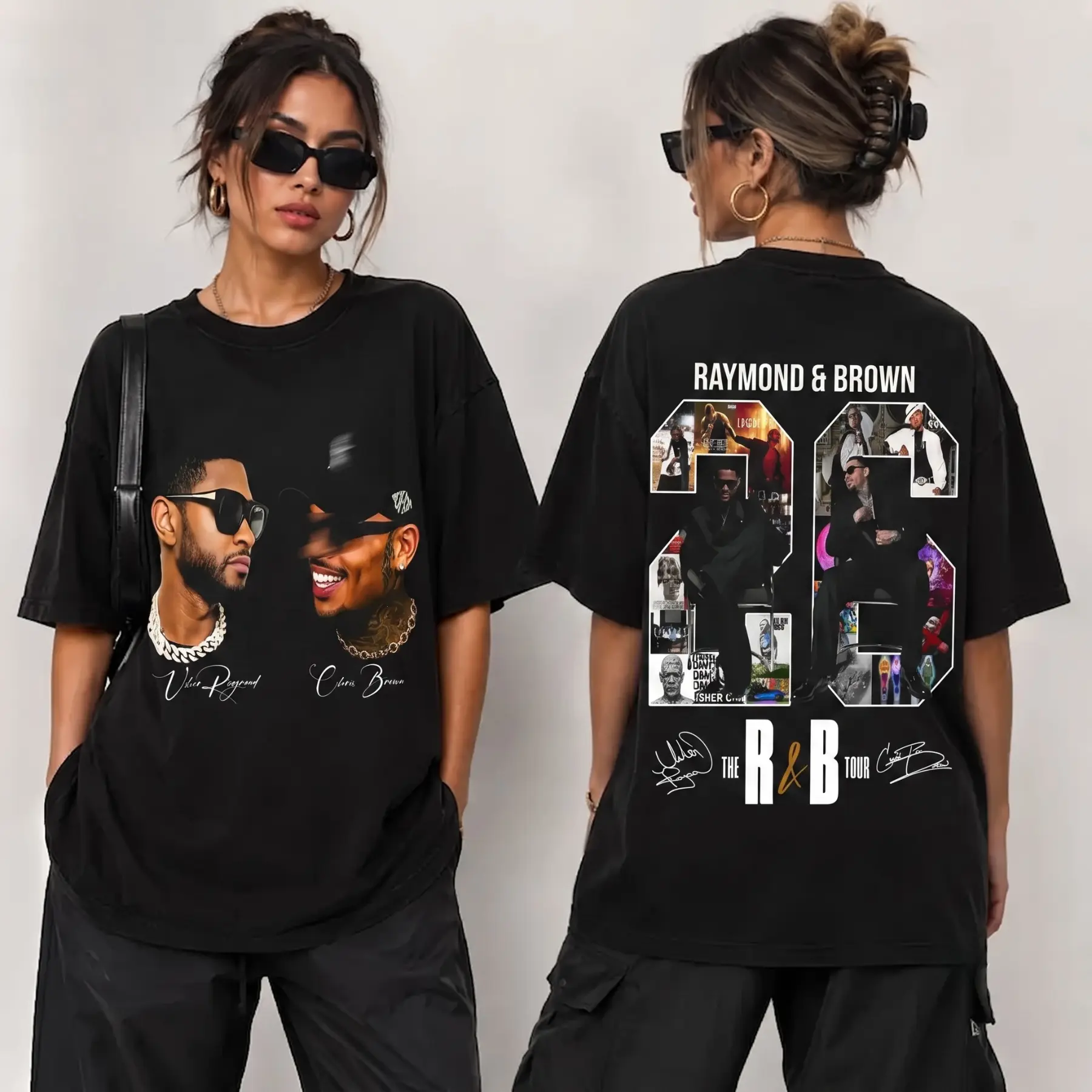 [FREE SHIP] Comfort Colors R&B Concert Graphic Tee, Brown x Raymond The R&B Tour 2026 Premium Cotton T-Shirt, Hip-Hop Soul Music Fan Shirt