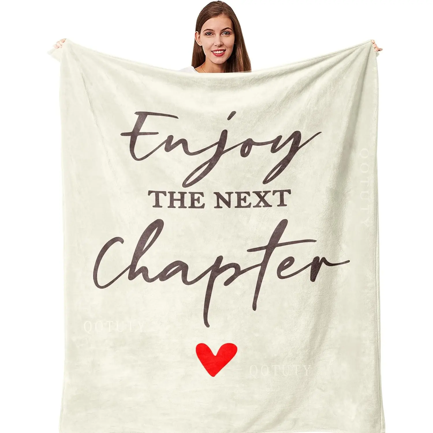 Women Retirement Gift Lightweight Cozy Soft Blanket, Unisex Retirement Present, New Beginning Graduation Gift, Colleague Farewell Parting Gift