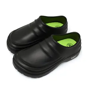 Women's Chef-Design Slip-Resistant EVA Work Clogs With Thick Cushioned Insole Lightweight & Waterproof Garden Clogs For Women Or Men Ideal Work Shoes For kitchens Footwear Boys Flipflop - Girl