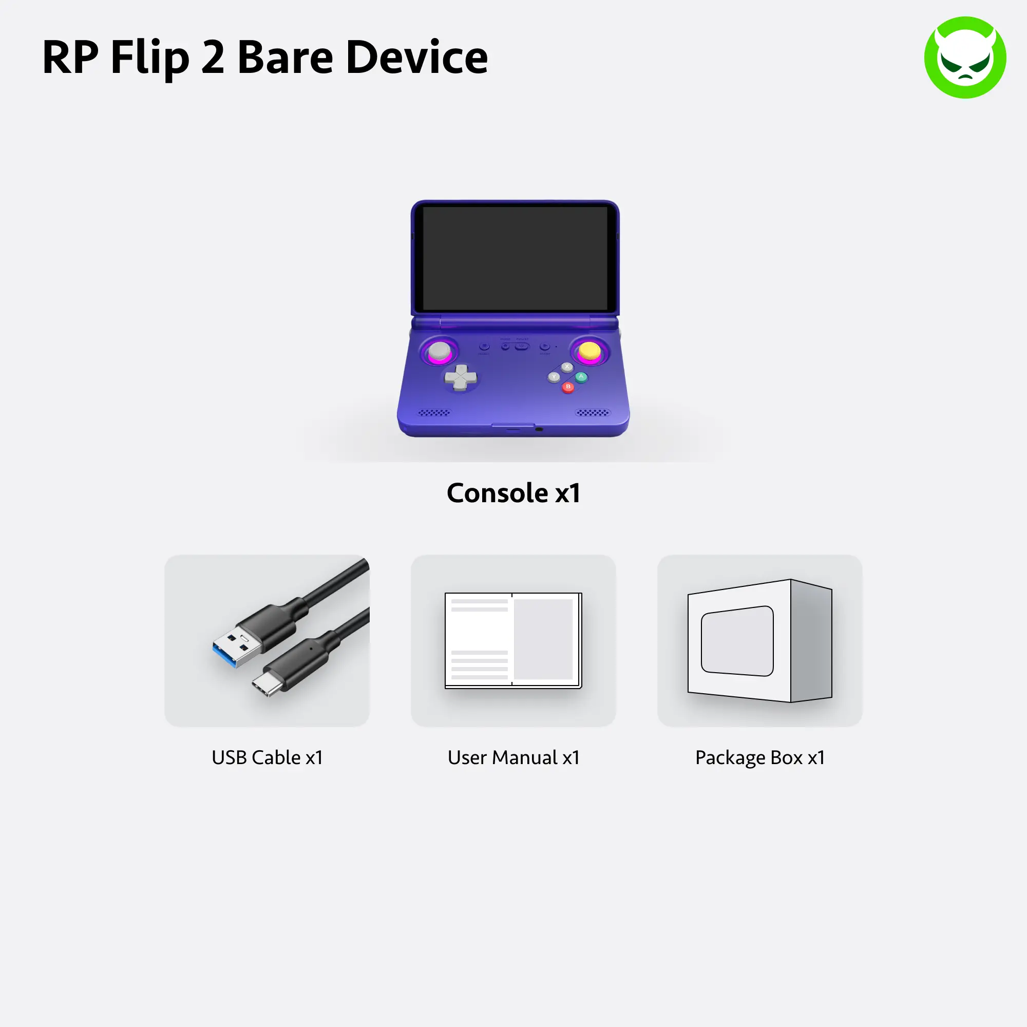 Retroid Pocket Flip 2【Ready to Use】Handheld Console SD865【Buy 1