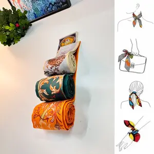 3 Piece Silk Scarf Set, 100% Mulberry Silk, Fine Neck Wrap, Bag Decoration, Hair Accessory, Shirt Decor, Versatile Fashion Item, Boho Style Scarf