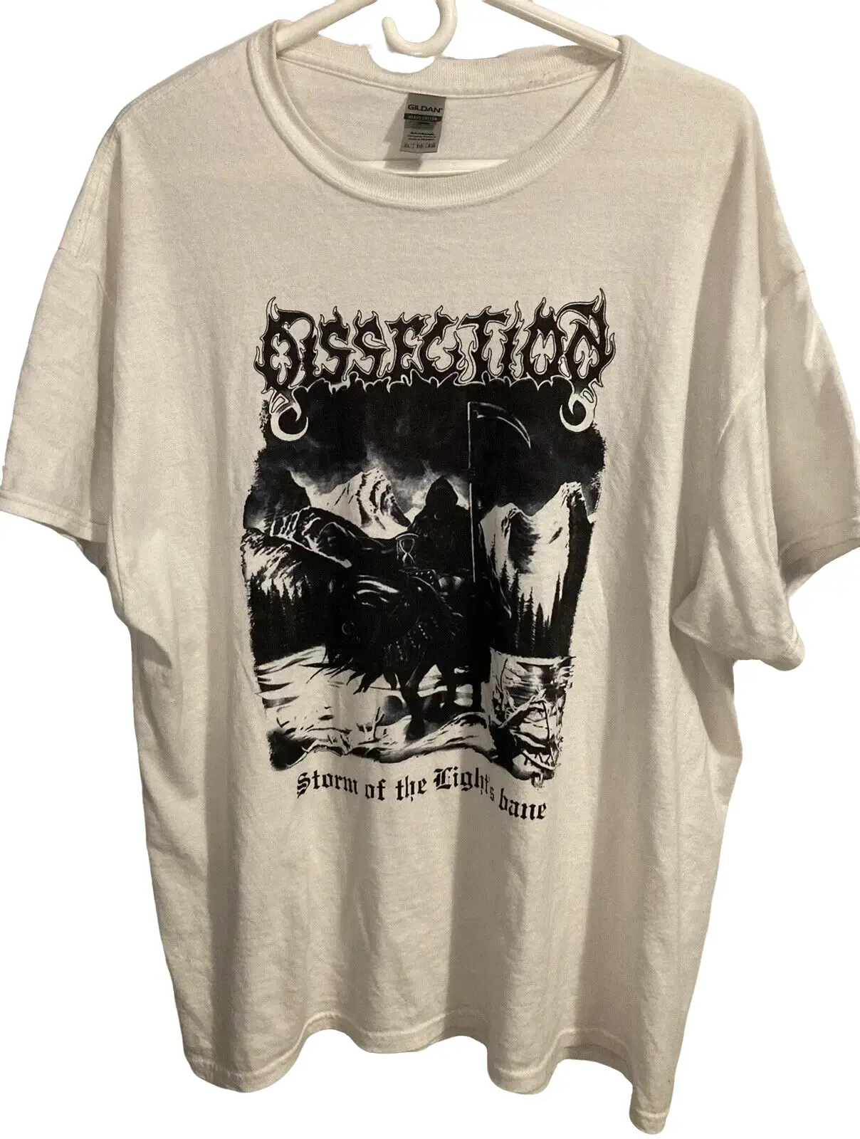 Dissection 'Storm Of The Lights Bane’ White T-Shirt